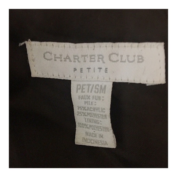 Charter Club Faux Fur Cheetah Vest - Picture 6 of 8